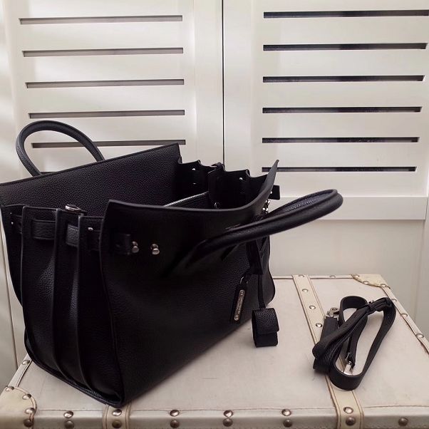 YSL original soft calfskin large sac de jour bag 464960 black