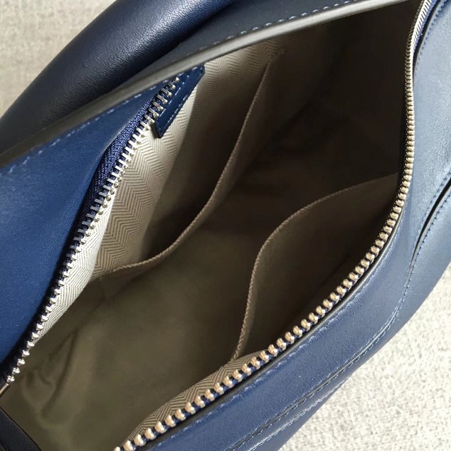Loewe original calfskin medium puzzle bag A510P49 navy blue