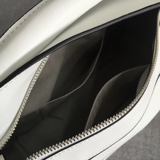 Loewe original calfskin medium puzzle bag A510P49  white