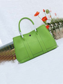 Hermes original togo leather garden party 30 bag G0030 green
