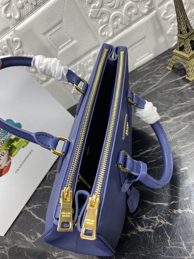 Prada saffiano leather tote bag 1BA274 blue