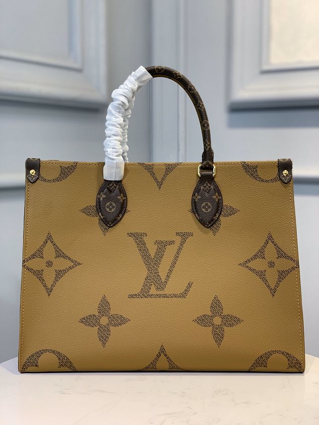 Louis vuitton original monogram canvas onthego tote bag MM M45321