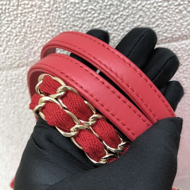 CC original canvas&mixed fibers shopping bag A67001 red