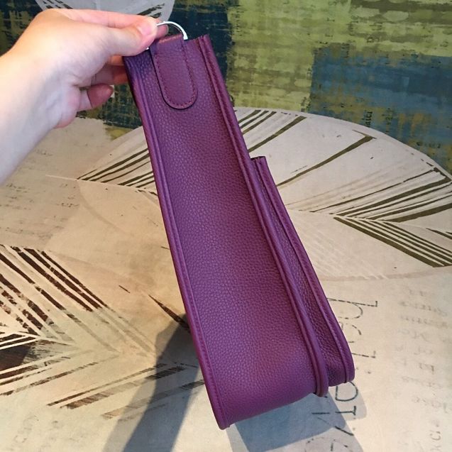 Hermes original togo leather evelyne pm shoulder bag E29 anemone