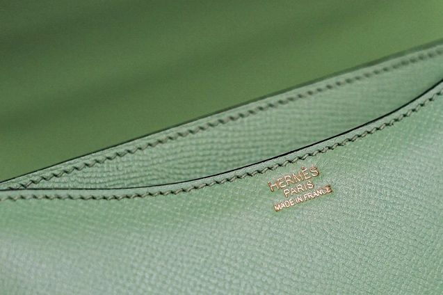 Hermes original epsom leather small constance bag C019 vert criquet