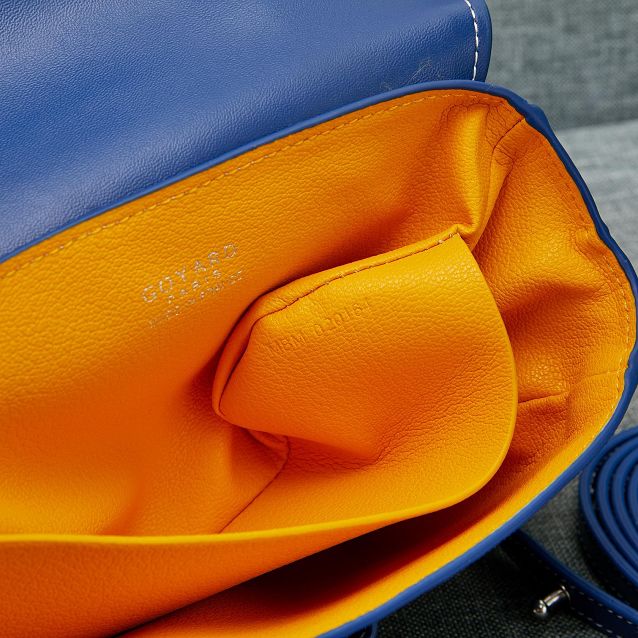 Goyard original canvas  mini saigon bag GY0007 blue