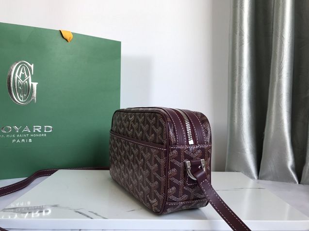 Goyard original canvas cap vert bag GY0015 bordeaux