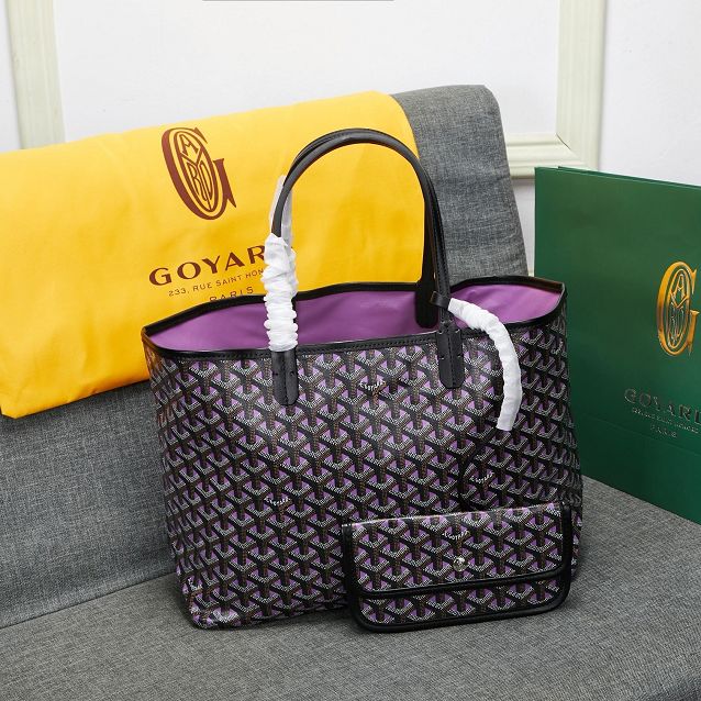 Goyard original canvas saint louis tote bag pm GY0017 purple	