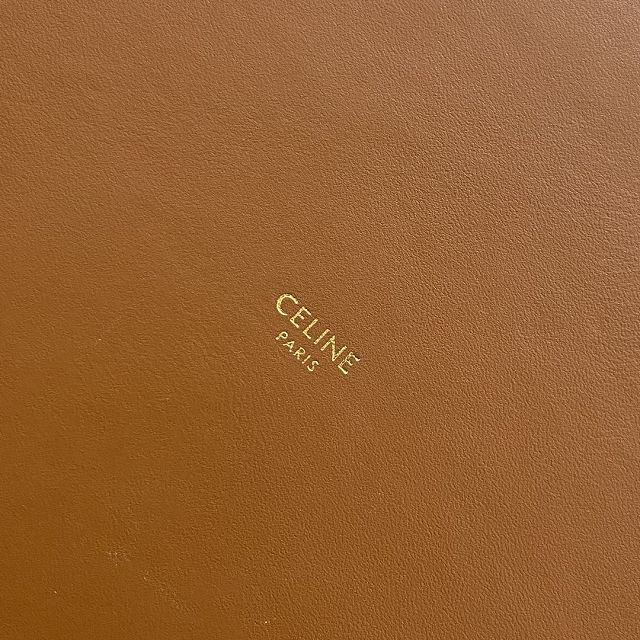 Celine original calfskin bucket 16 bag 195573 white