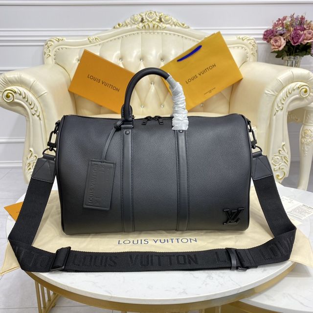 Louis vuitton original calfskin keepall 40 M57088 black