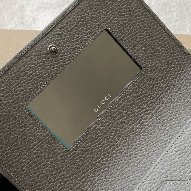 GG original calfskin small chain bag 497985 grey