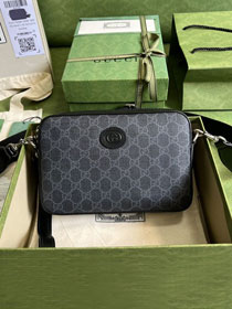 GG original canvas messenger bag 703468 black
