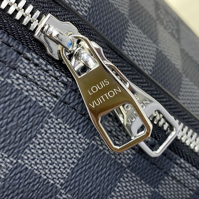 Louis vuitton original damier graphite michael backpack N45279 black