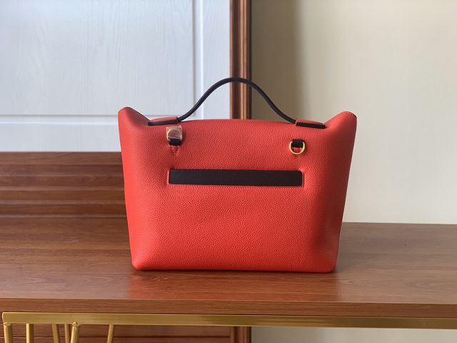 Hermes original togo leather kelly 2424 bag HH03699 red&black