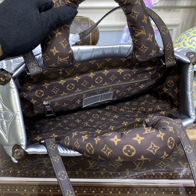 Louis vuitton original econyl onthego mm M21069 silver