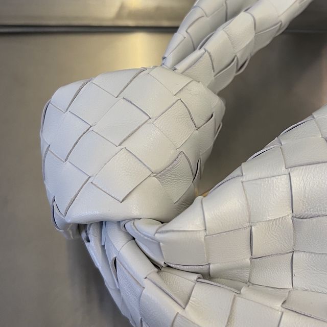 BV original lambskin large jodie hobo bag 600261 white