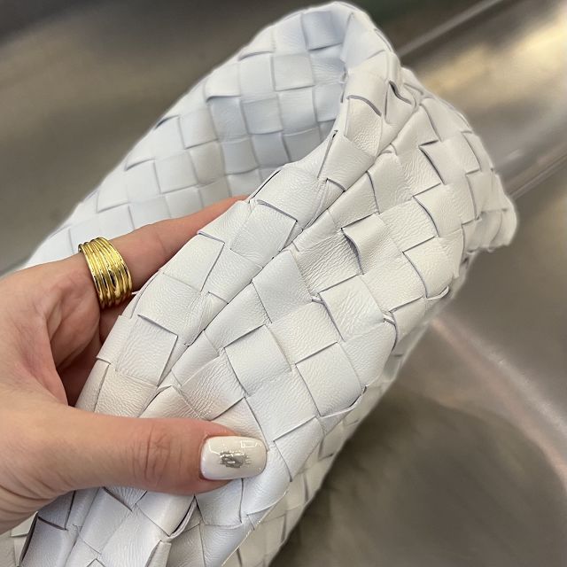 BV original lambskin large jodie hobo bag 600261 white