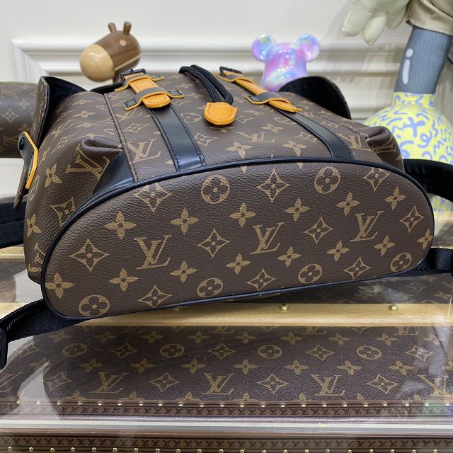 Louis vuitton original monogram canvas christopher backpack pm M46699 yellow