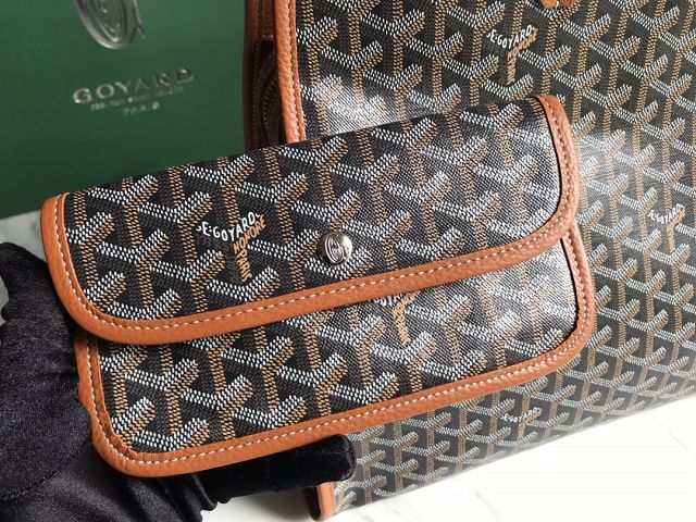 Goyard original canvas hardy PM bag GY0051 brown