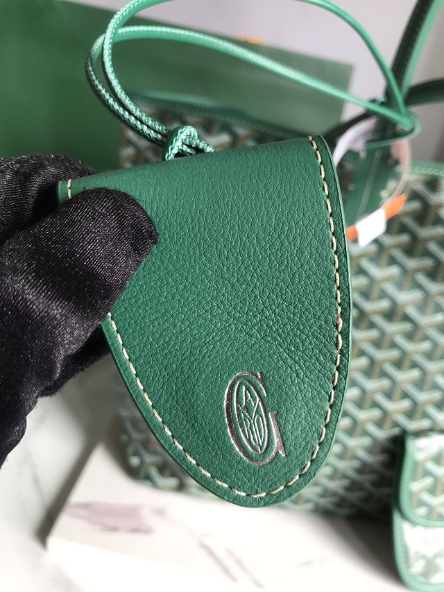 Goyard original canvas saint louis PM bag GY0082 green