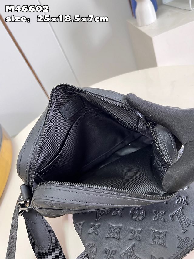 Louis vuitton original calfskin trio messenger bag M46602 black
