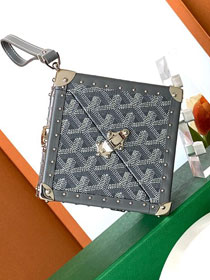 Goyard original canvas de trunk bag GY0104 grey