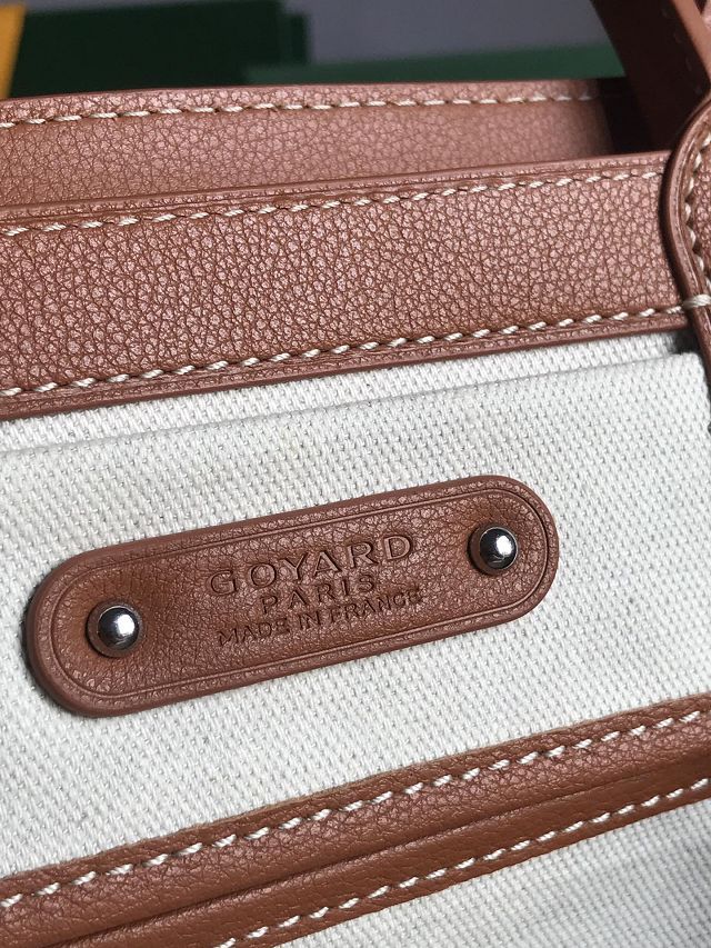 Goyard original canvas saigon tote bag GY0106 tan