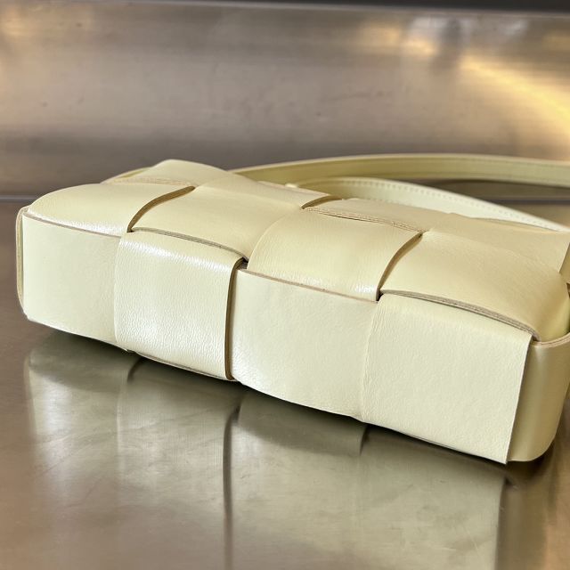 BV original lambskin mini brick cassette bag 755031 ice cream