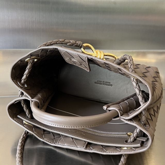 BV original lambskin small andiamo 743568 taupe