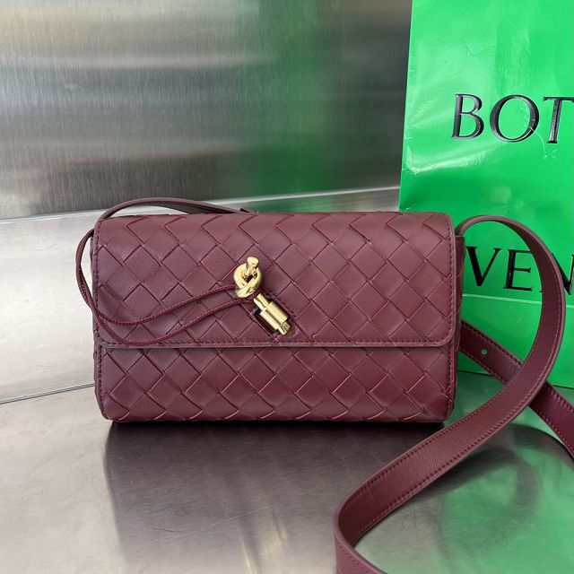 BV original lambskin mini andiamo shoulder bag 755545 barolo