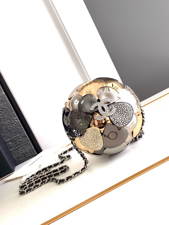 CC original metal evening bag  AS4588 black