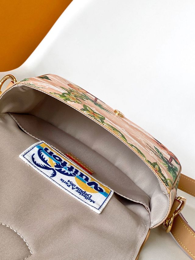 Louis vuitton original monogram canvas montsouris messenger PM M24986 sand