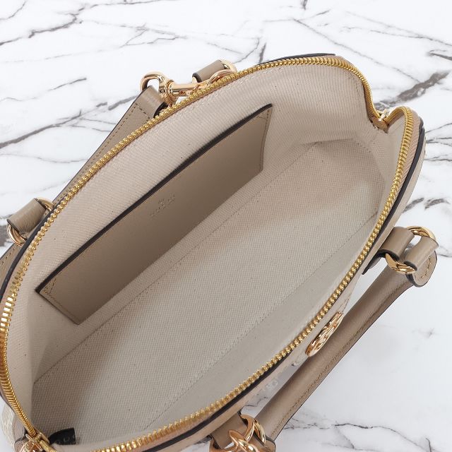 GG original canvas ophidia small top handle bag 795249 beige