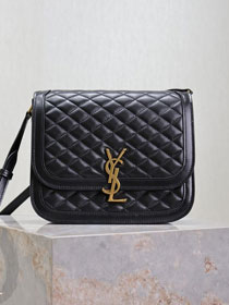 YSL original lambskin solferino medium satchel 635025 black