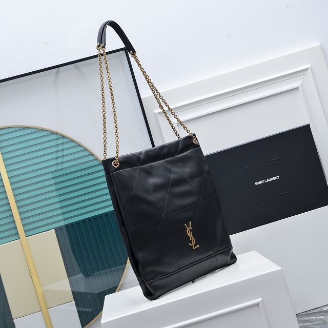 YSL original lambskin jamie 4.3 pochon bag 781666 black