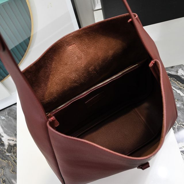 YSL original calfskin le 5A7 large tote bag 753837 bordeaux