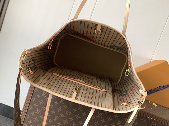 Louis vuitton original monogram canvas neverfull Inside out GM M11948 