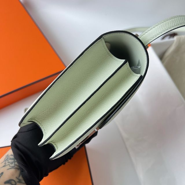 Hermes original epsom leather small constance bag C019 vert fizz