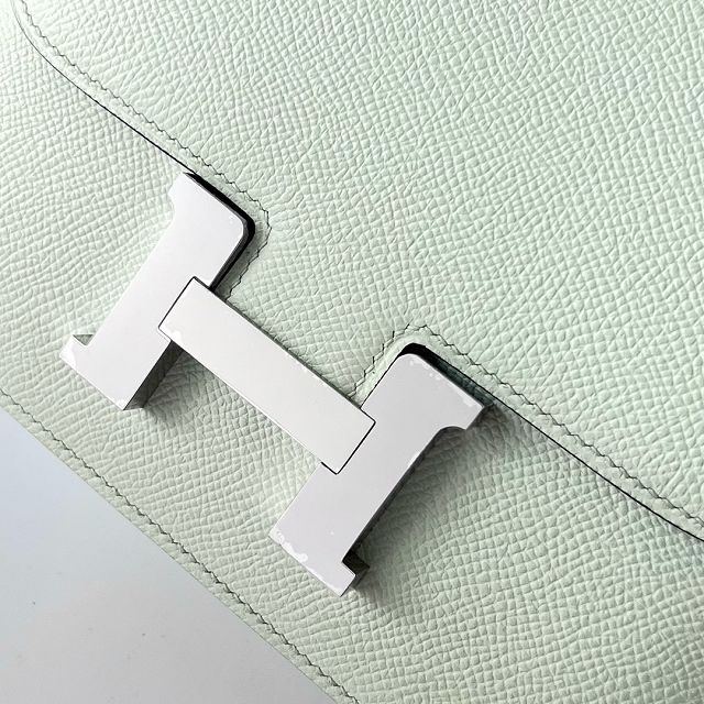 Hermes original epsom leather small constance bag C019 vert fizz