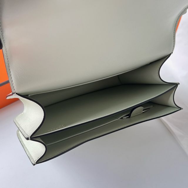 Hermes original epsom leather small constance bag C019 vert fizz