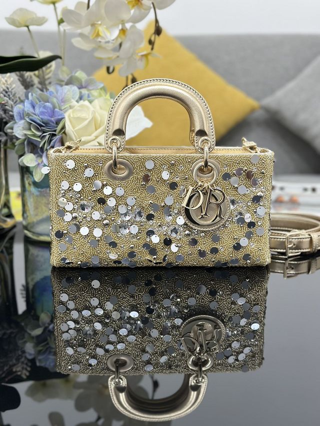 Dior original lambskin medium lady D-Joy bag M0540