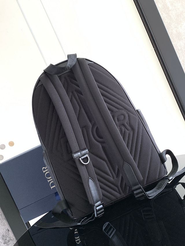 Dior original nylon 8 backpack 1EIBA178-2 black