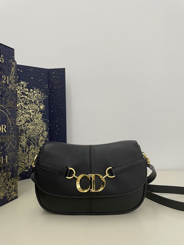 Dior original calfskin besace shoulder bag S9219 black