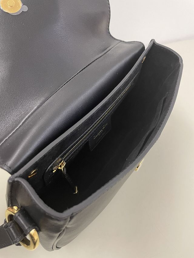 Dior original calfskin besace shoulder bag S9219 black