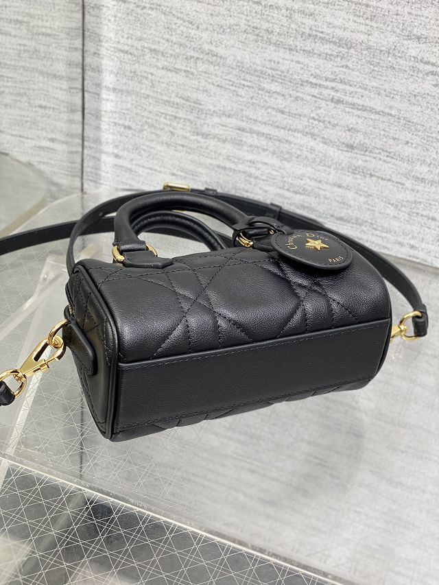 Dior original calfskin groove 17 nano bag S4000 black