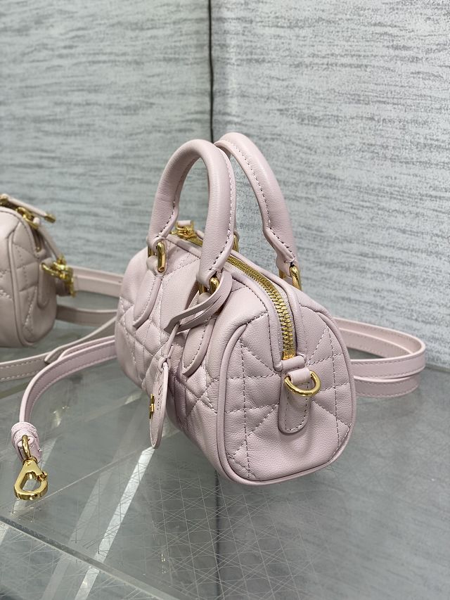 Dior original calfskin groove 17 nano bag S4000 pink