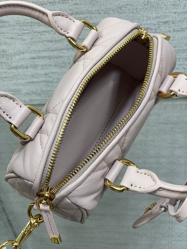 Dior original calfskin groove 17 nano bag S4000 pink