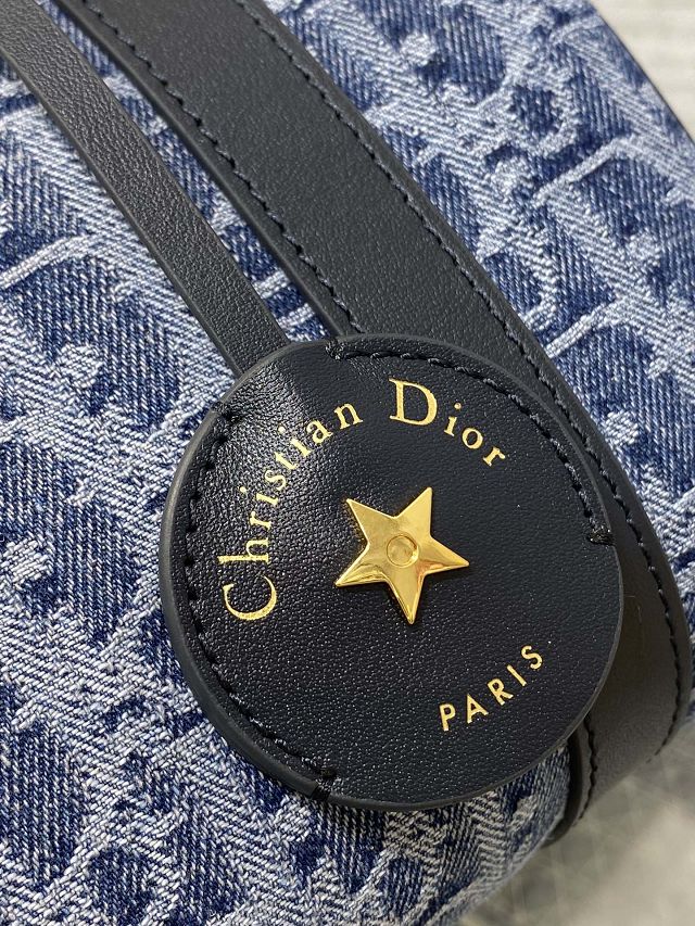 Dior original denim groove 20 bag M1364 blue