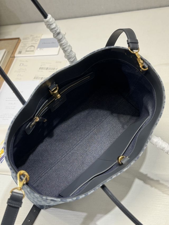 Dior original denim medium toujours tote bag M1166 blue