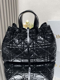 Dior original aged calfskin large toujours bag M2820 black